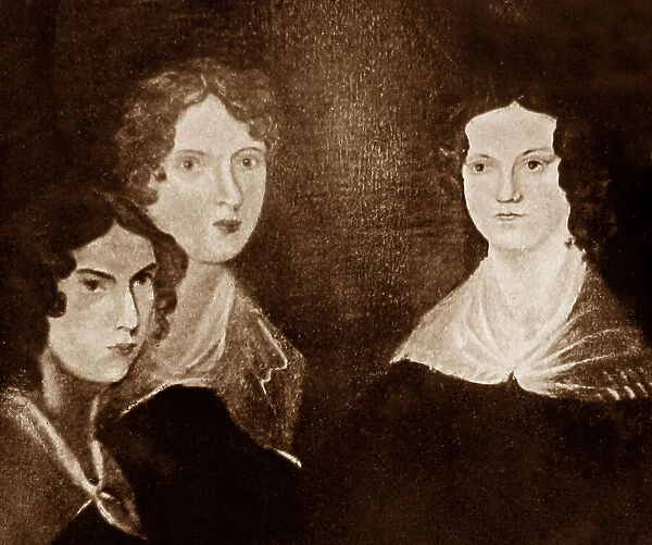 Illustration of Anne, Emily and Charlotte Bronte