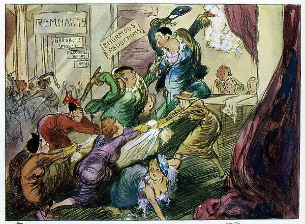 Illustration, The Bargain Sale, A K MacDonald
