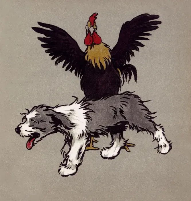 Framed Print : Illustration by Cecil Aldin, The Bobtail Puppy Book Framed Print : Illustration by Cecil Aldin, The Bobtail Puppy Book
