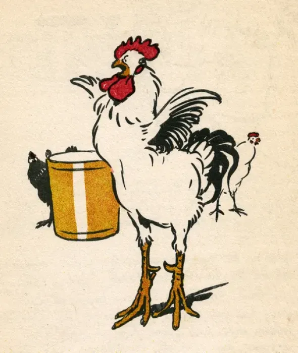 Framed Print : Illustration by Cecil Aldin, Cock-O-Lorum Framed Print : Illustration by Cecil Aldin, Cock-O-Lorum