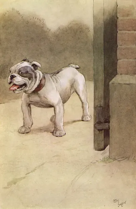 Framed Print : Illustration by Cecil Aldin, My Dog Framed Print : Illustration by Cecil Aldin, My Dog