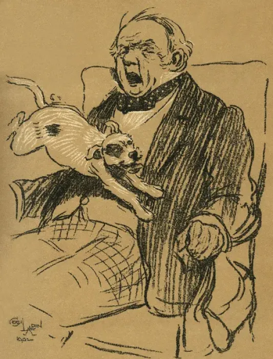 Framed Print : Illustration by Cecil Aldin, A Dog Day Framed Print : Illustration by Cecil Aldin, A Dog Day