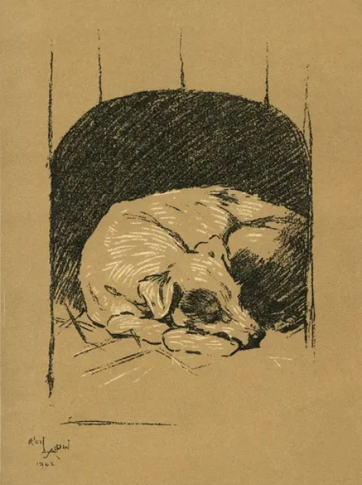Framed Print : Illustration by Cecil Aldin, A Dog Day Framed Print : Illustration by Cecil Aldin, A Dog Day