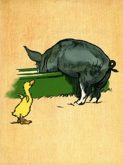 Framed Print : Illustration by Cecil Aldin, Farm Babies Framed Print : Illustration by Cecil Aldin, Farm Babies