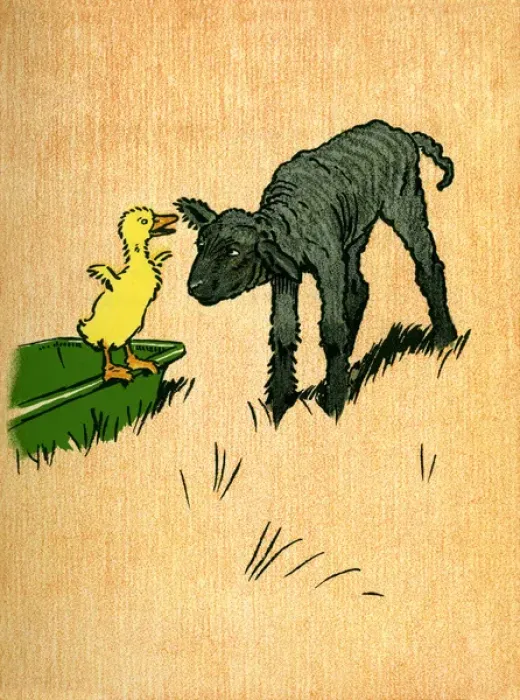 Framed Print : Illustration by Cecil Aldin, Farm Babies Framed Print : Illustration by Cecil Aldin, Farm Babies