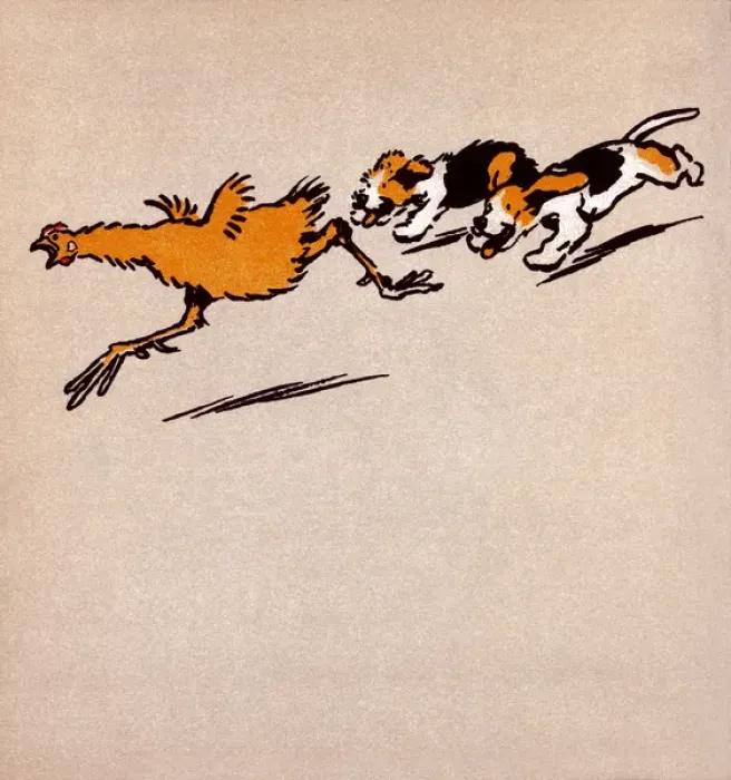 Framed Print : Illustration by Cecil Aldin, The Farmyard Puppies Framed Print : Illustration by Cecil Aldin, The Farmyard Puppies