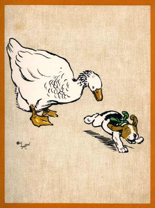 Framed Print : Illustration by Cecil Aldin, Field Babies Framed Print : Illustration by Cecil Aldin, Field Babies