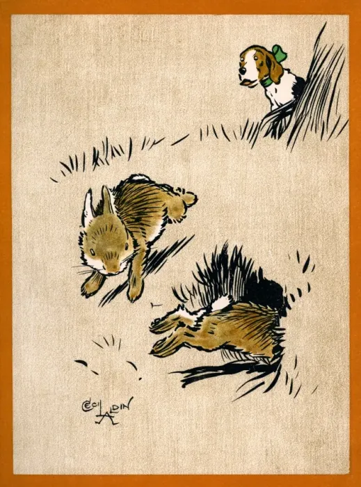 Framed Print : Illustration by Cecil Aldin, Field Babies Framed Print : Illustration by Cecil Aldin, Field Babies