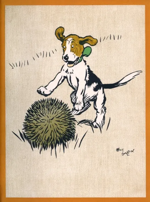 Framed Print : Illustration by Cecil Aldin, Field Babies