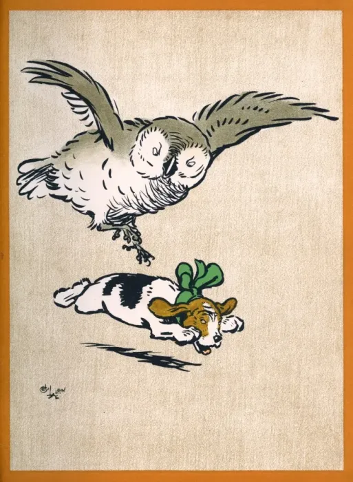 Framed Print : Illustration by Cecil Aldin, Field Babies Framed Print : Illustration by Cecil Aldin, Field Babies