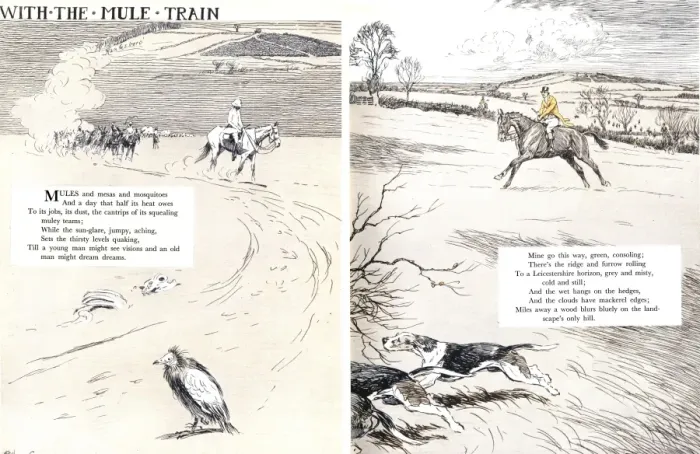 Framed Print : Illustration by Cecil Aldin, Forty Fine Ladies Framed Print : Illustration by Cecil Aldin, Forty Fine Ladies