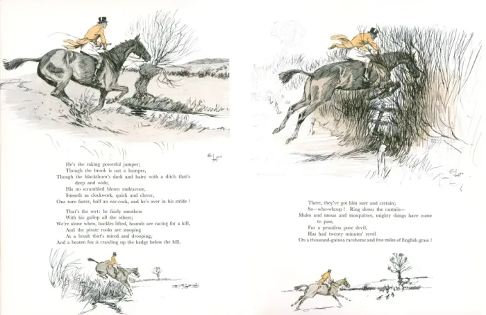 Framed Print : Illustration by Cecil Aldin, Forty Fine Ladies Framed Print : Illustration by Cecil Aldin, Forty Fine Ladies
