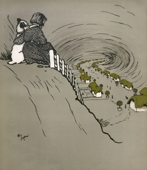 Framed Print : Illustration by Cecil Aldin, The Great Adventure Framed Print : Illustration by Cecil Aldin, The Great Adventure