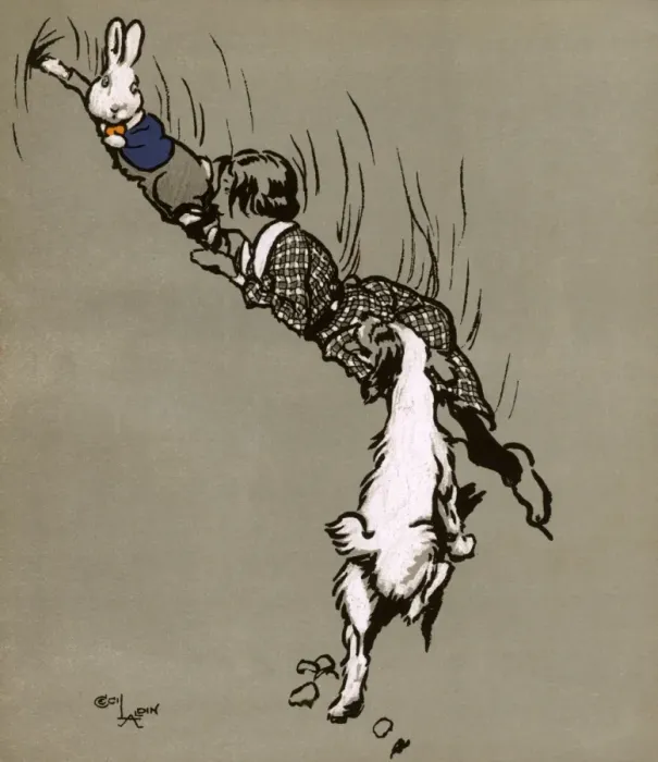Framed Print : Illustration by Cecil Aldin, The Great Adventure Framed Print : Illustration by Cecil Aldin, The Great Adventure