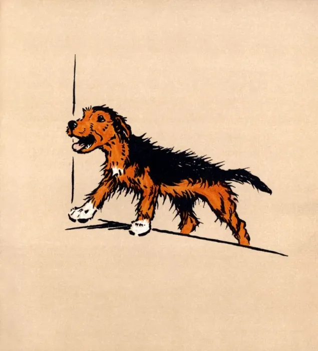 Framed Print : Illustration by Cecil Aldin, The Mongrel Puppy Book Framed Print : Illustration by Cecil Aldin, The Mongrel Puppy Book