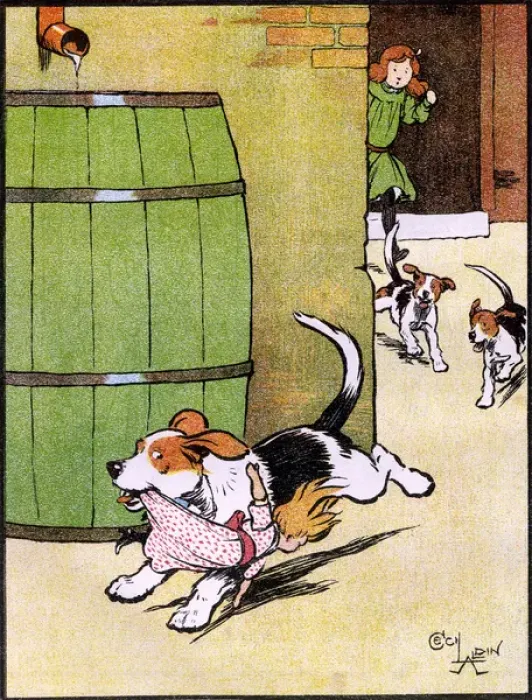 Framed Print : Illustration by Cecil Aldin, My Pets and Their Ways Framed Print : Illustration by Cecil Aldin, My Pets and Their Ways