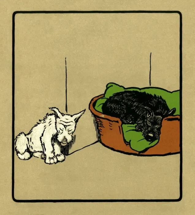 Framed Print : Illustration by Cecil Aldin, Rough and Tumble Framed Print : Illustration by Cecil Aldin, Rough and Tumble
