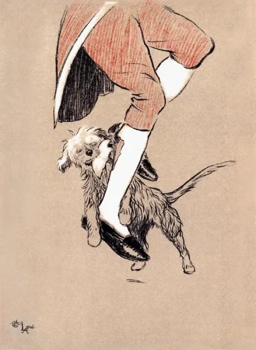 Framed Print : Illustration by Cecil Aldin, The Snob Framed Print : Illustration by Cecil Aldin, The Snob
