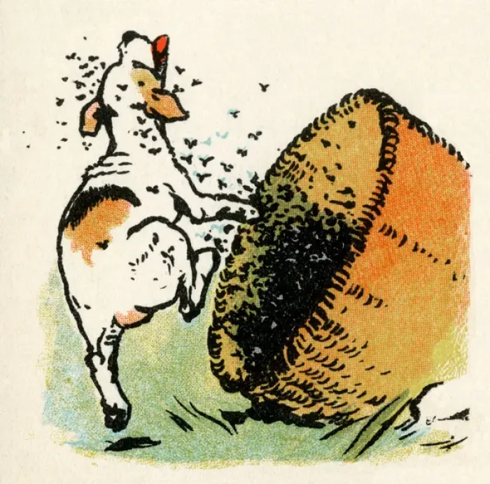 Framed Print : Illustration by Cecil Aldin, Stories from Puppyland Framed Print : Illustration by Cecil Aldin, Stories from Puppyland