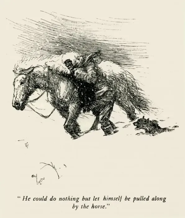 Framed Print : Illustration by Cecil Aldin, The Wild Horses of Iceland Framed Print : Illustration by Cecil Aldin, The Wild Horses of Iceland