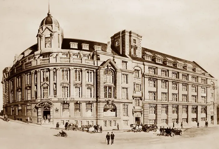 Framed Print : Illustration of the CIS Building, Corporation Framed Print : Illustration of the CIS Building, Corporation