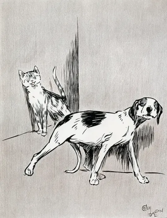 Framed Print : Illustration, The Dogs of War Framed Print : Illustration, The Dogs of War