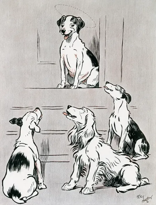 Framed Print : Illustration, The Dogs of War Framed Print : Illustration, The Dogs of War