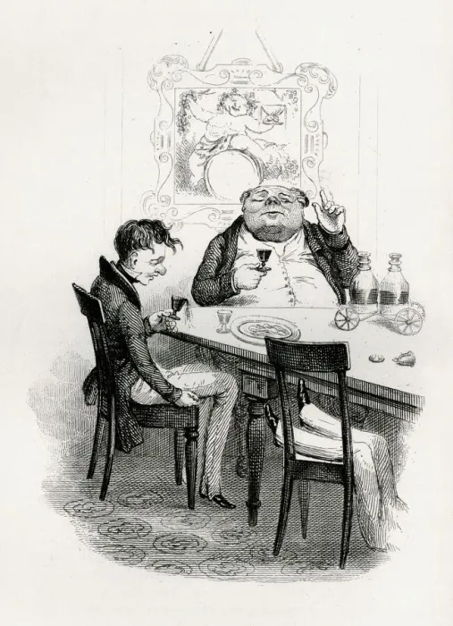 Framed Print : Illustration, an Epicurean Framed Print : Illustration, an Epicurean