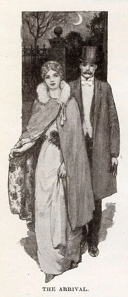 Illustration in The Etiquette of To-Day - The Arrival