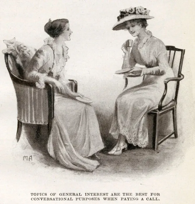 Framed Print : Illustration in The Etiquette of To-Day - Drawing Room Framed Print : Illustration in The Etiquette of To-Day - Drawing Room