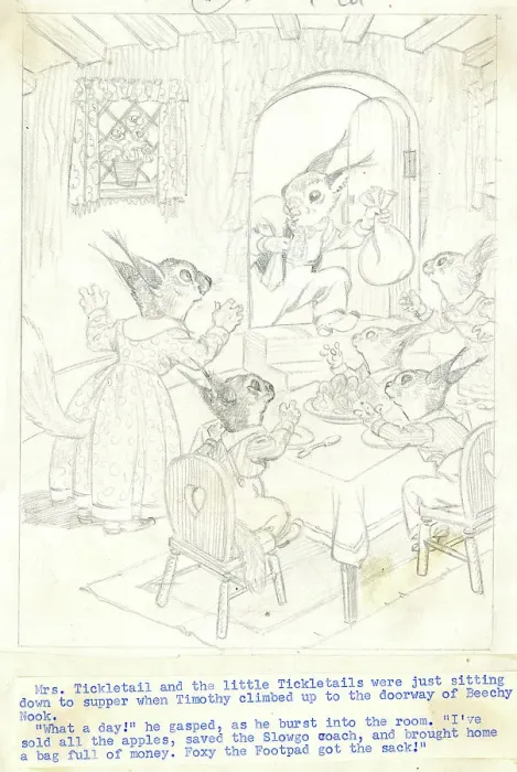 Framed Print : Illustration, Foxy the Footpad, by Dorothy Wheeler Framed Print : Illustration, Foxy the Footpad, by Dorothy Wheeler