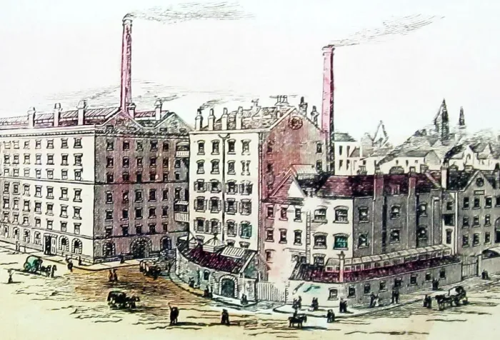Framed Print : Illustration of Fry's factory in Bristol Framed Print : Illustration of Fry's factory in Bristol