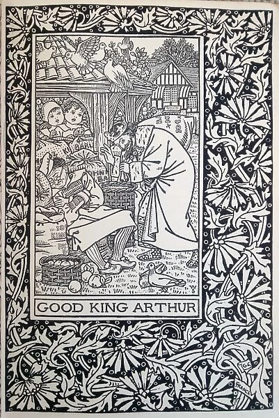 Illustration, Good King Arthur