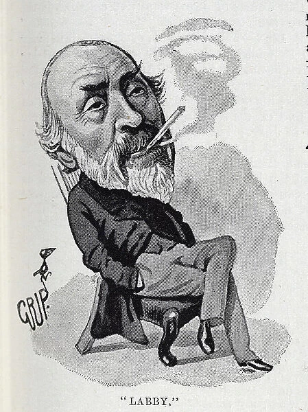 Illustration by Grip, captioned Labby, of Mr H Labouchere