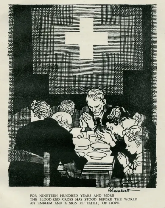Framed Print : Illustration, Jersey in Jail, praying for deliverance Framed Print : Illustration, Jersey in Jail, praying for deliverance