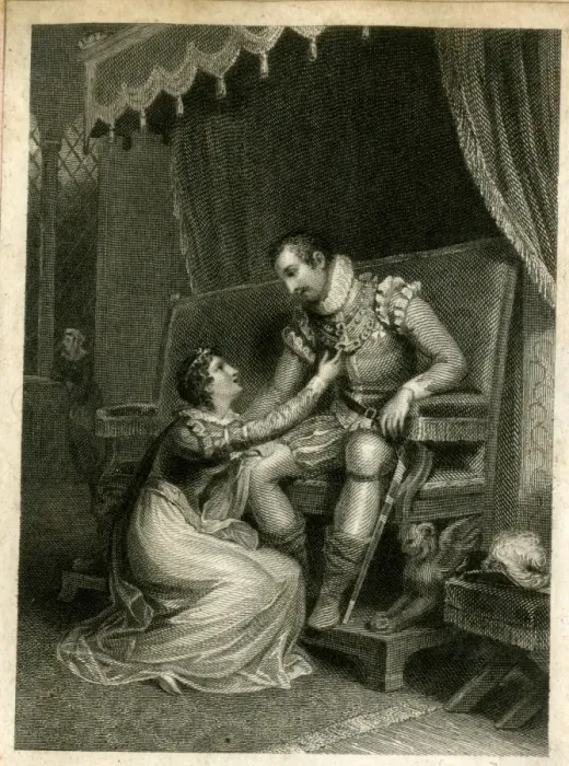 Framed Print : Illustration to Kenilworth by Sir Walter Scott Framed Print : Illustration to Kenilworth by Sir Walter Scott