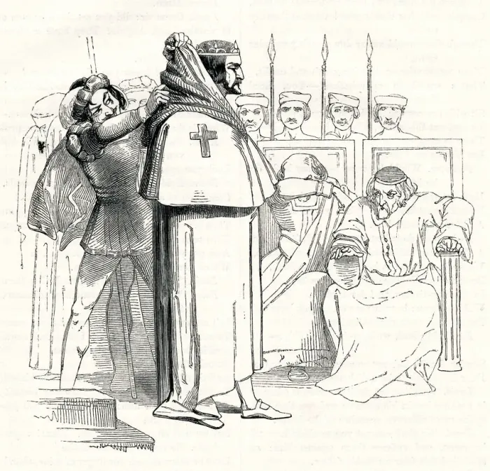 Framed Print : Illustration, Measure for Measure, by William Shakespeare Framed Print : Illustration, Measure for Measure, by William Shakespeare
