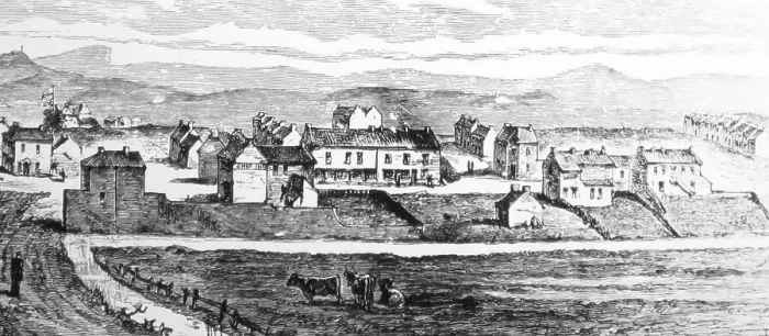 Framed Print : Illustration of Middlesbrough in 1832 Framed Print : Illustration of Middlesbrough in 1832