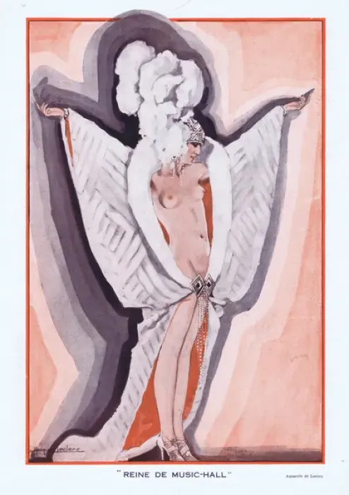 Framed Print : Illustration from Paris Plaisirs number 106, April 1931 Framed Print : Illustration from Paris Plaisirs number 106, April 1931