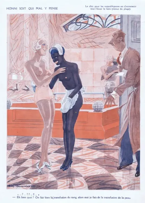 Framed Print : Illustration from Paris Plaisirs number 115, January 1932 Framed Print : Illustration from Paris Plaisirs number 115, January 1932