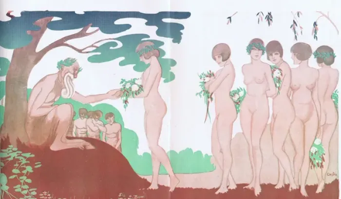 Framed Print : Illustration from Paris Plaisirs number 25, June 1924 Framed Print : Illustration from Paris Plaisirs number 25, June 1924