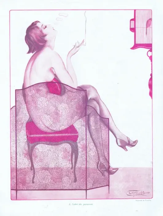 Framed Print : Illustration from Paris Plaisirs number 39, September 1925 Framed Print : Illustration from Paris Plaisirs number 39, September 1925