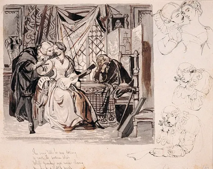 Framed Print : Illustration to a Poem Framed Print : Illustration to a Poem