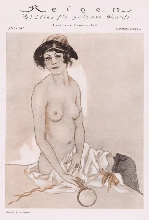 Framed Print : Illustration from Reigen Magazine, Germany, 1920 Framed Print : Illustration from Reigen Magazine, Germany, 1920