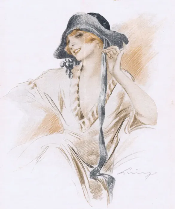 Framed Print : Illustration from Reigen Magazine, Germany, 1921 Framed Print : Illustration from Reigen Magazine, Germany, 1921