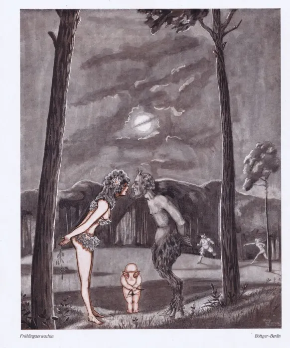 Framed Print : Illustration from Reigen Magazine, Germany, 1922 Framed Print : Illustration from Reigen Magazine, Germany, 1922