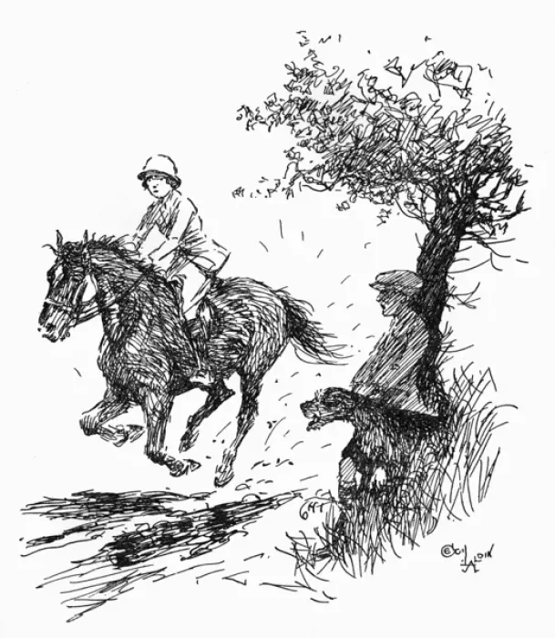 Framed Print : Illustration, riding through a muddy patch Framed Print : Illustration, riding through a muddy patch