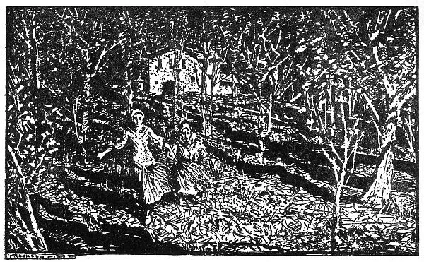 Illustration, The Robber Bridegroom
