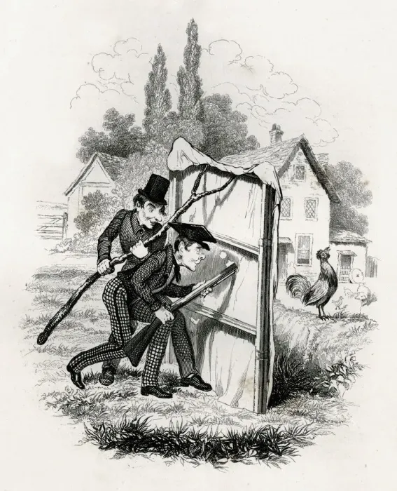 Framed Print : Illustration, A Stalking Horse Framed Print : Illustration, A Stalking Horse