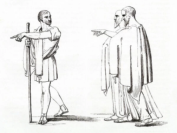 Illustration, Timon of Athens, by William Shakespeare